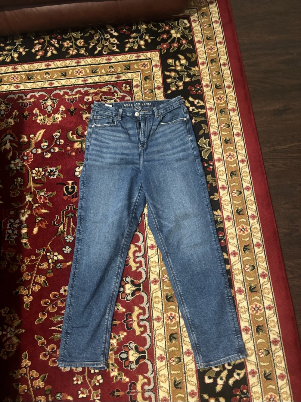 American Eagle Outfitters High-Rise Medium Blue Women's Jeans